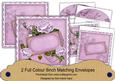 Lilac Roses Ornate 8in Envelope Kit