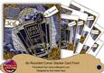 Blue Aftershave 30th Birthday 8in Round Corner Stacker Kit