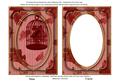 Dark Red Birdcage Paint 7x5in Shaker Base and Frame