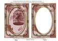 Dusky Pink Birdcage Paint 7x5in Shaker Base and Frame