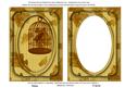 Gold Birdcage Paint 7x5in Shaker Base and Frame