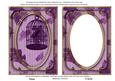Deep Purple Birdcage Paint 7x5in Shaker Base and Frame