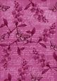 Cerise Vintage Sweet Peas A4 Backing Paper