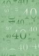 Mint Green Metallic 40th Birthday A4 Backing Paper