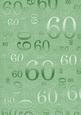 Mint Green Metallic 60th Birthday A4 Backing Paper