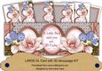 Pink Magnolia Bird Says You Are 30 Today Large Dl Card Kit