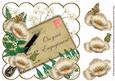 Cream Poppy Your Engagement Ink Saver 8in Scallop Topper