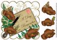 Chocolate Poppy Day to Remember Inksaver 8in Scallop Topper