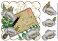 Silver Poppy Day to Remember Inksaver 8in Scallop Topper