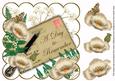 Cream Poppy Day to Remember Inksaver 8in Scallop Topper