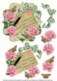 Pink Carnations Olive If Friends Were -  6in Bracket Topper