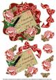 Dusky Rose Cherish Moments 6in Bracket Topper