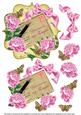 Pink Rose Lemon in My Thoughts 6in Bracket Topper