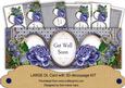 Blue Rose Get Well Soon Large Dl Decoupage Card Kit