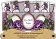 Deep Purple Rose Get Well Soon Large Dl Decoupage Card Kit