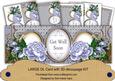 Pale Blue Rose Get Well Soon Large Dl Decoupage Card Kit