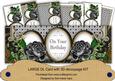 Black Rose on Your Birthday Large Dl Decoupage Card Kit