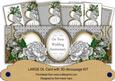Silver Rose Wedding Anniversary Large Dl Decoupage Card Kit