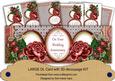 D Red Rose Wedding Anniversary Large Dl Decoupage Card Kit