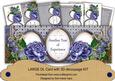 Blue Rose Year of Experience Large Dl Decoupage Card Kit