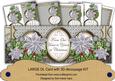 Silver Poinsettia Our House to Yours Large Dl Card Kit