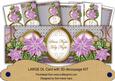 Lilac Poinsettia Silent Night Large Dl Card Kit