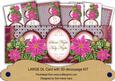 Cerise Poinsettia Silent Night Large Dl Card Kit