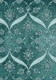 Dusky Teal Entwined Glitter Floral A4 Backing Paper