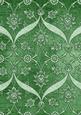 Mid Green Entwined Glitter Floral A4 Backing Paper