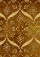 Gold Entwined Glitter Floral A4 Backing Paper