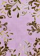 Lilac Coloured Gold Swirls A4 Backing Paper