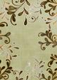 Olive Coloured Gold Swirls A4 Backing Paper