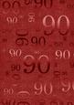 Dark Red Metallic 90 Birthday A4 Backing Paper