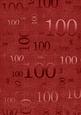 Dark Red Metallic 100 Birthday A4 Backing Paper
