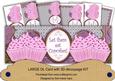 Lilac Cupcakes Let Them Eat Large Dl Card Kit