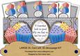 Pastel Cupcakes Are Good for You Large Dl Card Kit