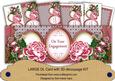 Cerise Rose on Your Engagement Large Dl Decoupage Card Kit