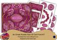 Cerise Snowflake Let It Snow! 3D Rosette 8in Card Kit