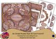 Dusky Pink Snowflake Let It Snow! 3D Rosette 8in Card Kit