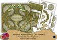 Olive Snowflake Let It Snow! 3D Rosette 8in Card Kit