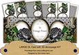 Black Rose in Vintage Prime! Large Dl Decoupage Card Kit