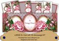 Cerise Rose in Vintage Prime! Large Dl Decoupage Card Kit