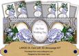 Pale Blue Rose Your Wedding Day Large Dl Decoupage Card Kit