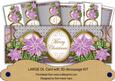 Lilac Poinsettia Merry Christmas Large Dl Decoupage Card Kit