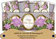 Lilac Poinsettia Happy New Year Large Dl Card Kit