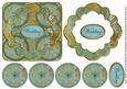 Dteal Multi Mix Wedding 3D Rosette Decoupage Card Front