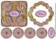 Lilac Multi Mix Mother 3D Rosette Decoupage Card Front
