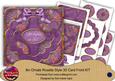 Dpurple Sweetpea Life Begins at 50! 8in 3D Rosette Kit