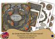 Black Sweetpea Life Begins at 50! 8in 3D Rosette Kit