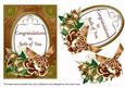 Vteal Rose Congratulations to Both 7x5in Oval Step by Step